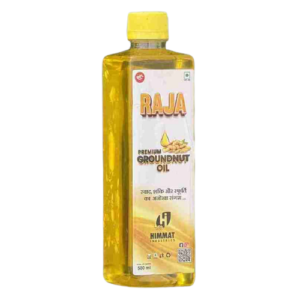 Premium Groundnut Oil Square Bottle: 500ML