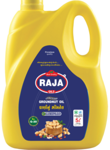 Premium Groundnut Oil Can: 5L