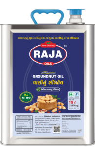 Premium Groundnut Oil Tin: 15L