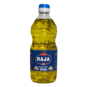 Premium Groundnut Oil Round Bottle: 500ML